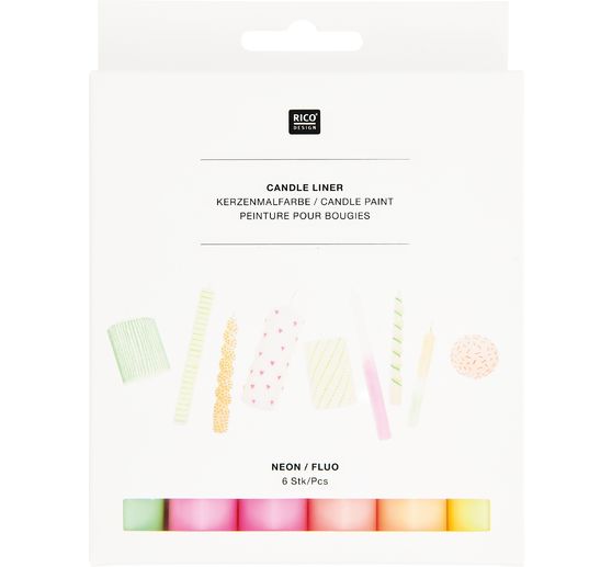 Candle liner Set "Neon"