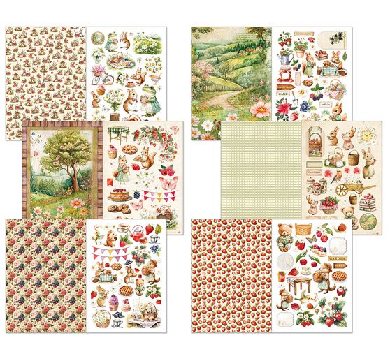 Junk Journal & Ephemera Book "Woodland Party"