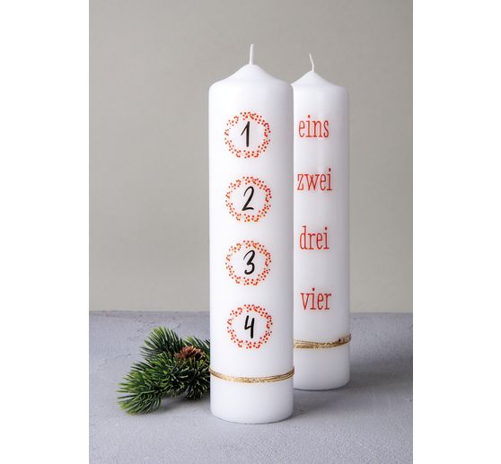 Folia transferowa "Cyfry adwentowe"