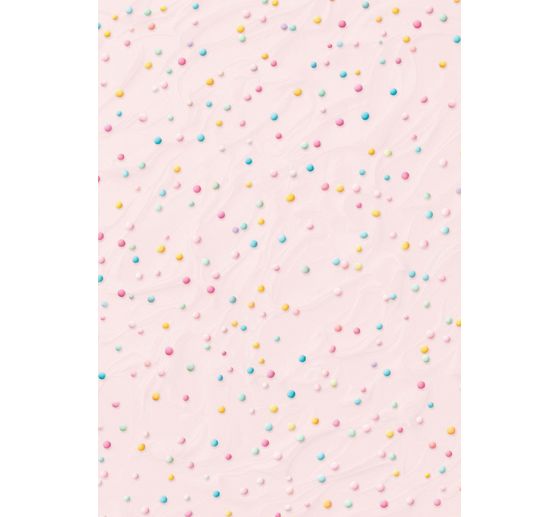 Tło słomkowe jedwabne z motywem "Candy Christmas"