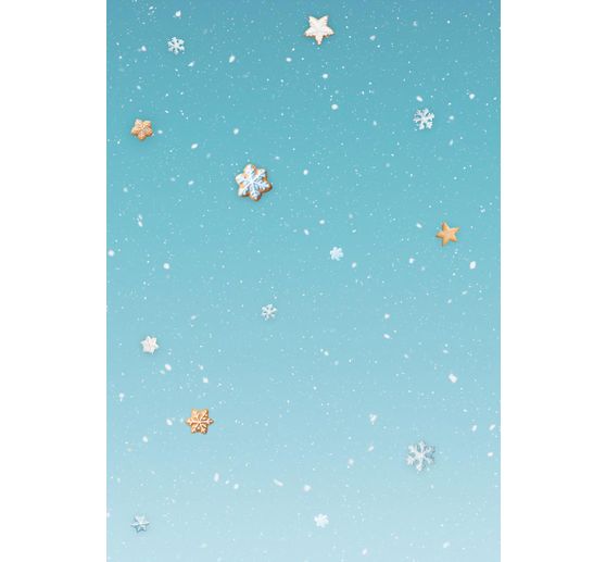 Tło słomkowe jedwabne z motywem "Candy Christmas"