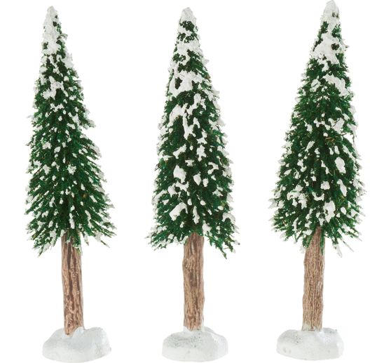 VBS Miniature fir "Abies with snow", 3 pieces