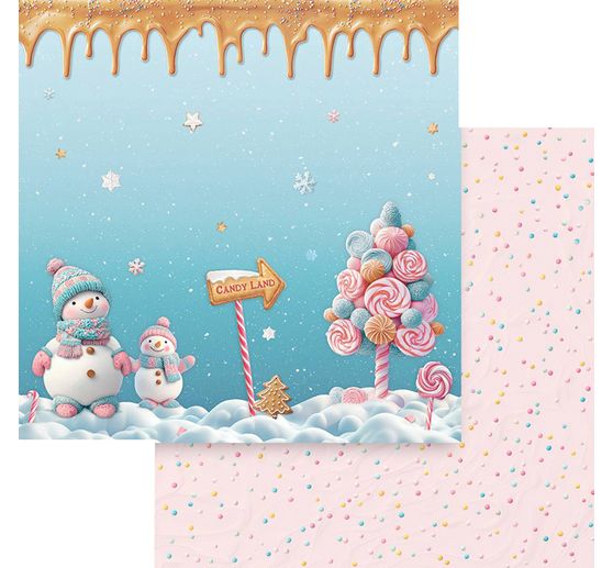 Blok do scrapbookingu "Candy Christmas