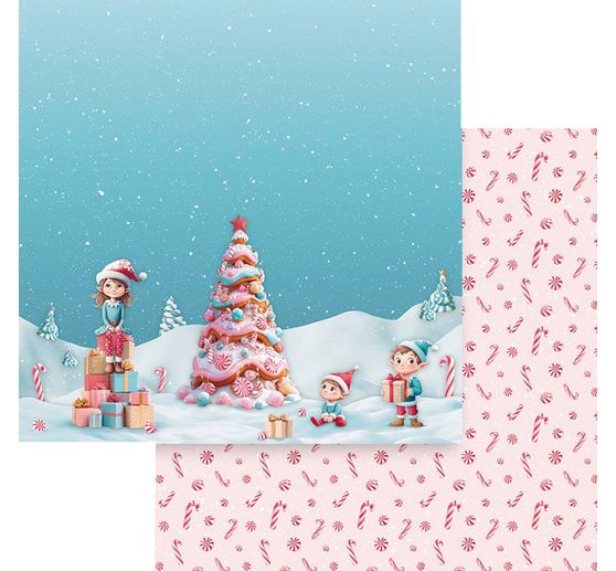 Blok do scrapbookingu "Candy Christmas