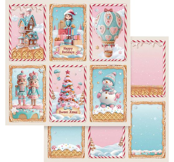 Blok do scrapbookingu "Candy Christmas