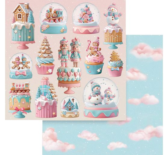 Blok do scrapbookingu "Candy Christmas