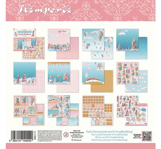 Blok do scrapbookingu "Candy Christmas