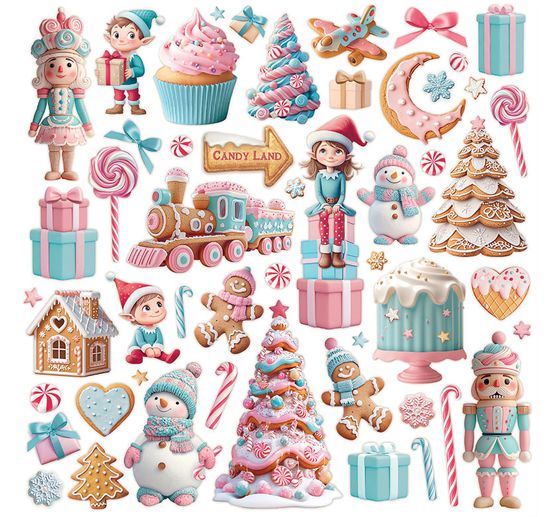 Blok do scrapbookingu "Candy Christmas