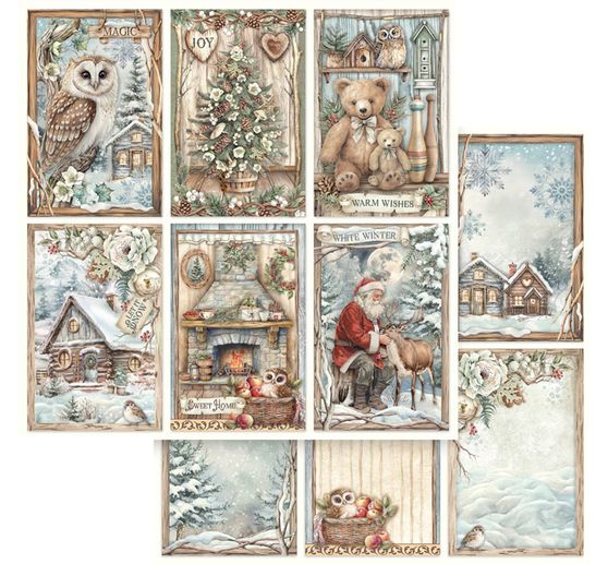 Scrapbook block "The Owl's House"