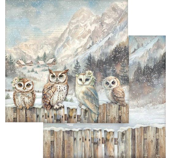 Scrapbook block "The Owl's House"