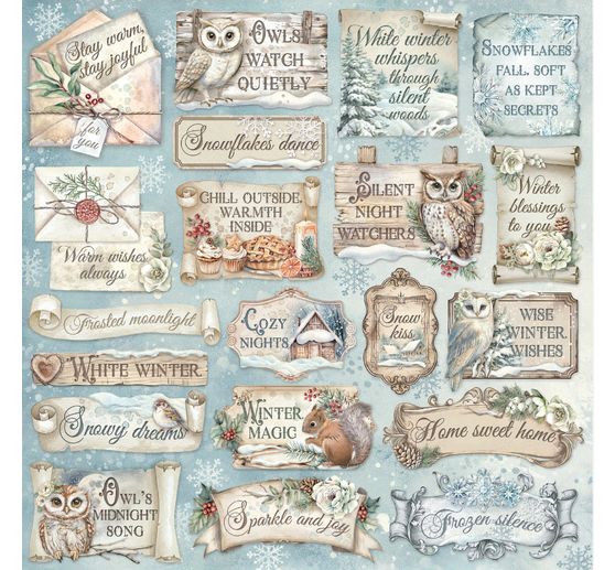 Scrapbook block "The Owl's House"