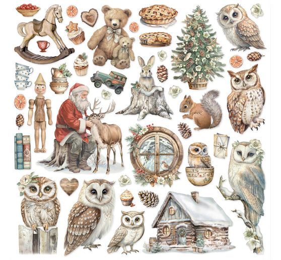 Scrapbook block "The Owl's House"