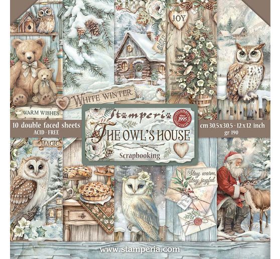 Scrapbook block "The Owl's House"