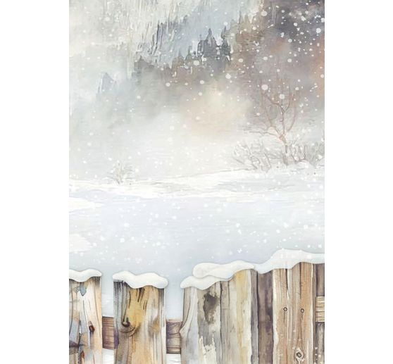 Tło słomkowe jedwabne z motywem "Dom sowy"