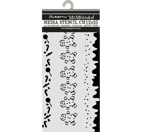 Szablon "Cukierkowe święta - paski"