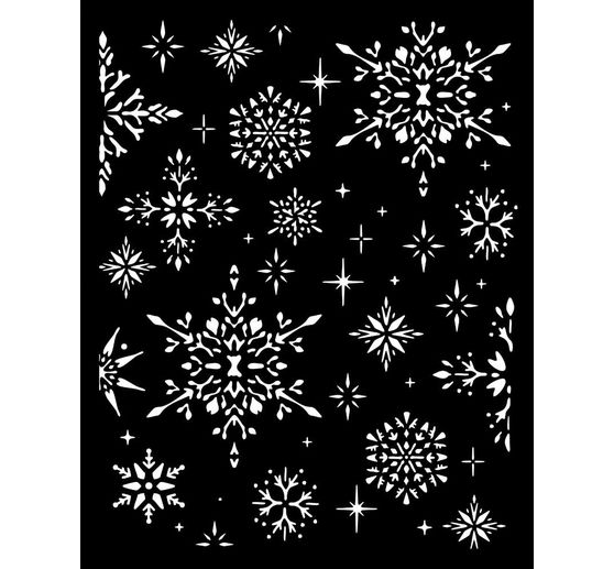 Szablon "Dom sowy - płatki śniegu"