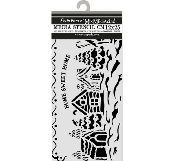 Szablon "Cukierki świąteczne - wioska