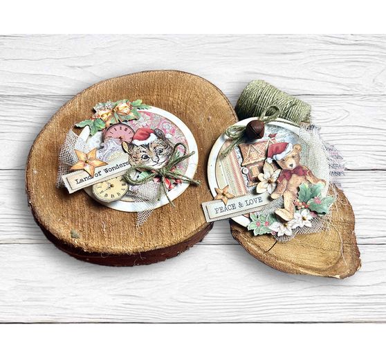 Junk Journal Book "Alicja w Boże Narodzenie"