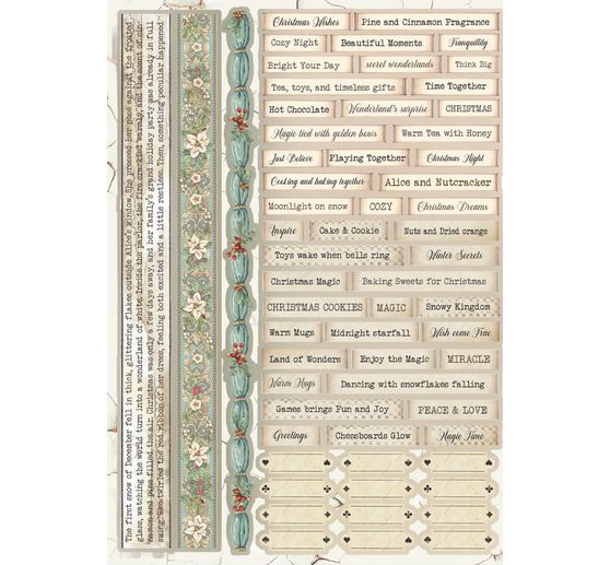 Junk Journal Book "Alicja w Boże Narodzenie"