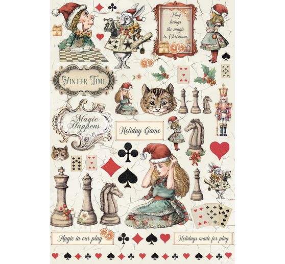 Junk Journal Book "Alicja w Boże Narodzenie"