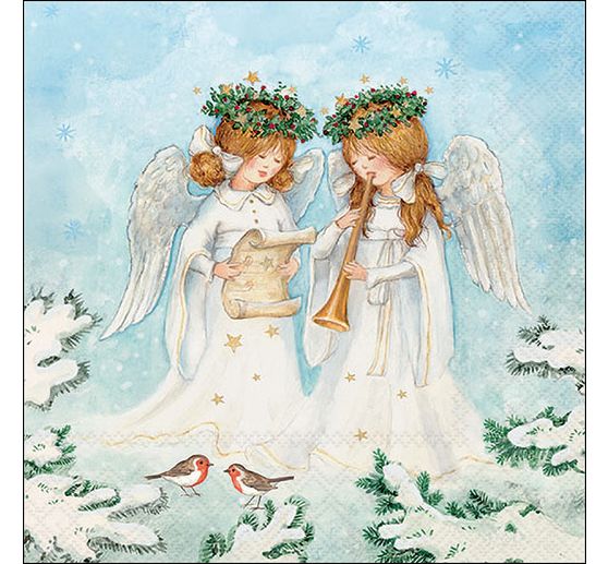 Napkin "Angel Musicians"