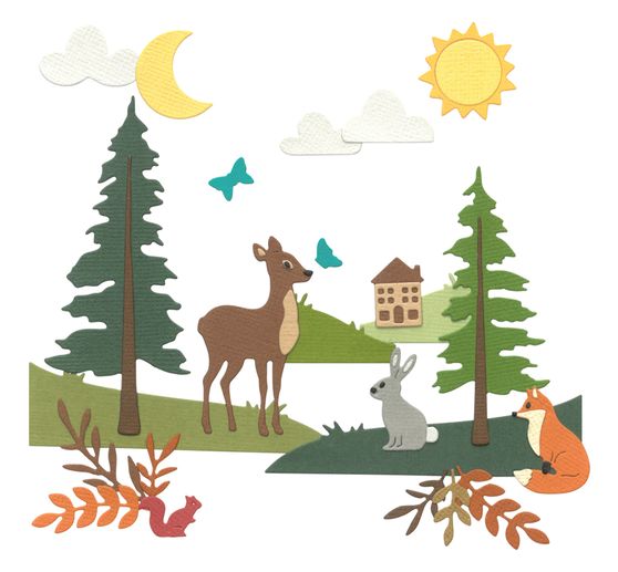 Sizzix Thinlits szablon do wykrojników "Home Sweet Home by Eileen Hull"