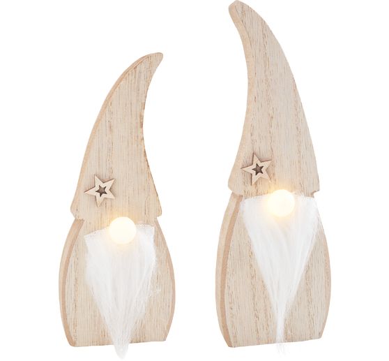 Drewniany skrzat VBS z nosem LED