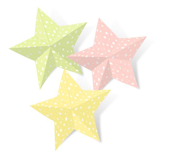 Folding sheets "Mini stars"