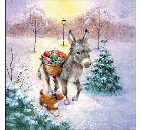 Napkin "Gifts Delivery"