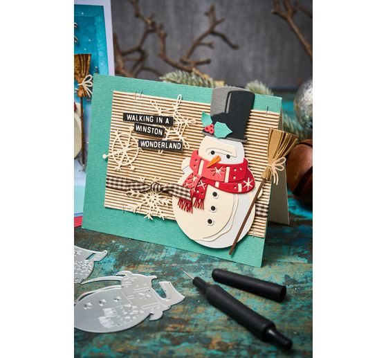 Sizzix Thinlits szablon do wykrojników "Winston Colourize by Tim Holtz"