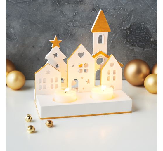 Silikonowa forma do odlewania "Uchwyt na tealight z gniazdem"