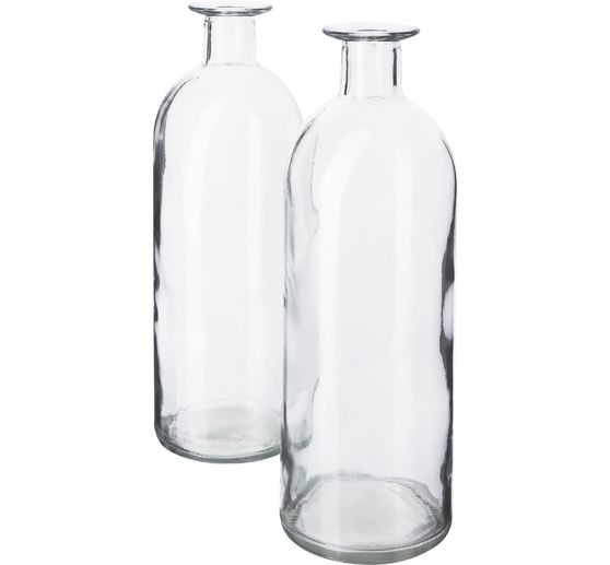 Wazony szklane VBS "Butelka", 2 szt.