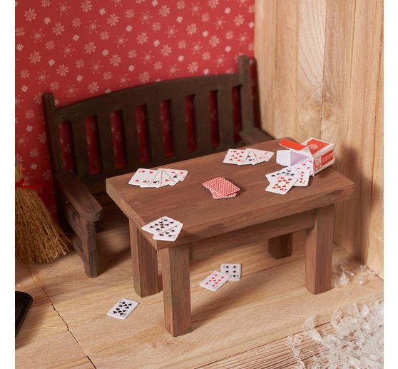 Miniaturowa ławka VBS "Lars", 3-osobowa