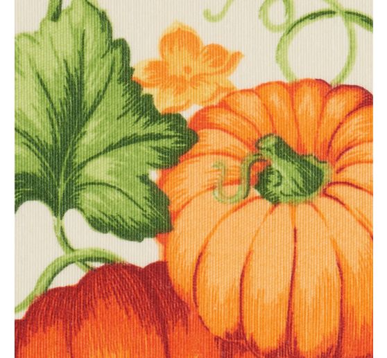 Motif fabric linen optics "Pumpkin"