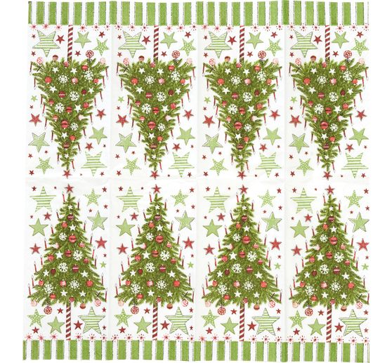 Paper handkerchiefs "Decorated Tree"