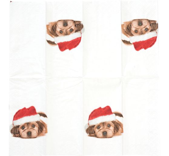 Papierowe chusteczki do nosa "Sweet Santa Dog