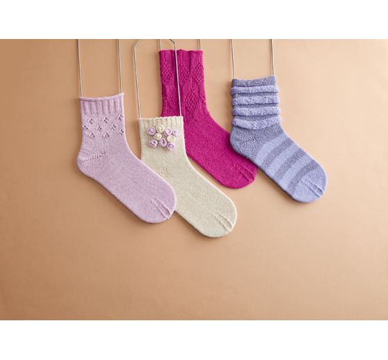 Książka "Socken stricken mit Wow-Effekt"