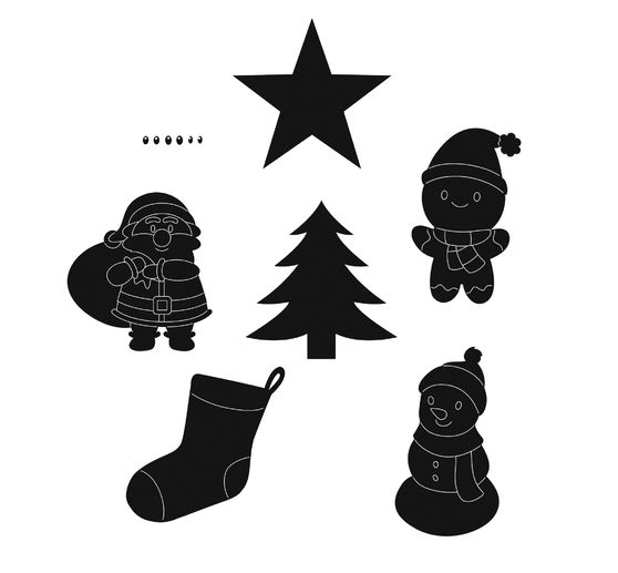 Magic scratch motifs "Christmas"