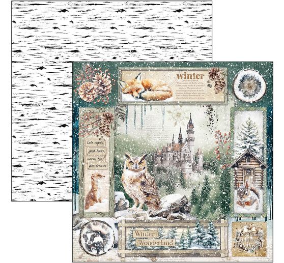 Papier do scrapbookingu "Forest Tales"