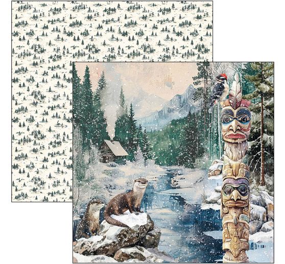 Papier do scrapbookingu "Forest Tales"