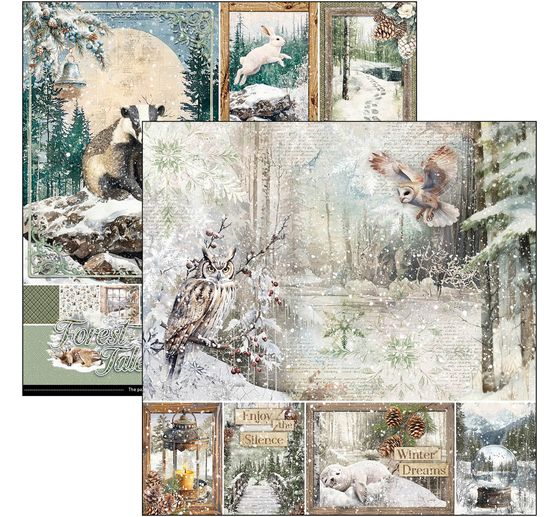 Papier do scrapbookingu "Forest Tales"