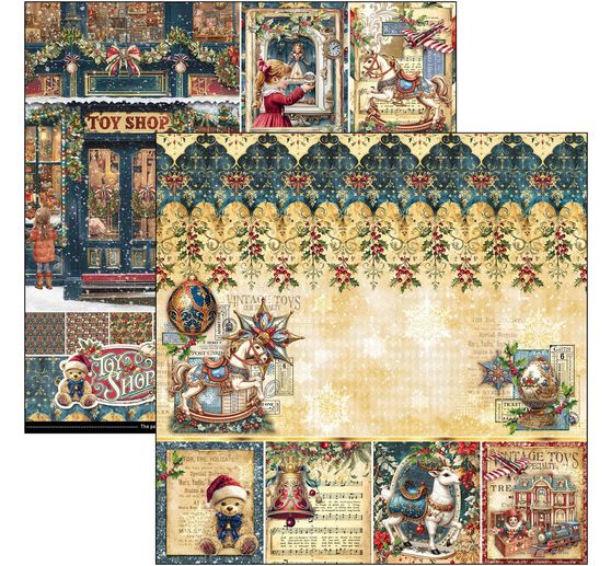 Papier do scrapbookingu "Toy Shop"