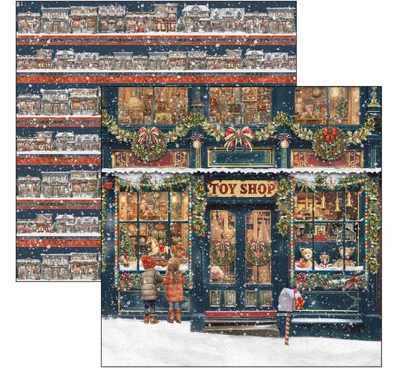 Papier do scrapbookingu "Toy Shop"