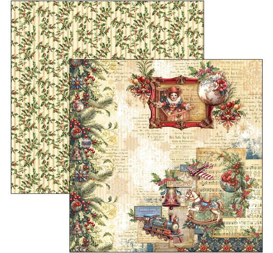 Papier do scrapbookingu "Toy Shop"