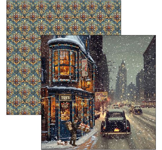 Papier do scrapbookingu "Toy Shop"