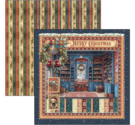 Papier do scrapbookingu "Toy Shop"