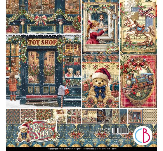 Papier do scrapbookingu "Toy Shop"