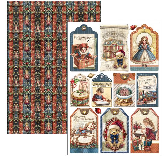 Zestaw papierowy "Toy Shop"