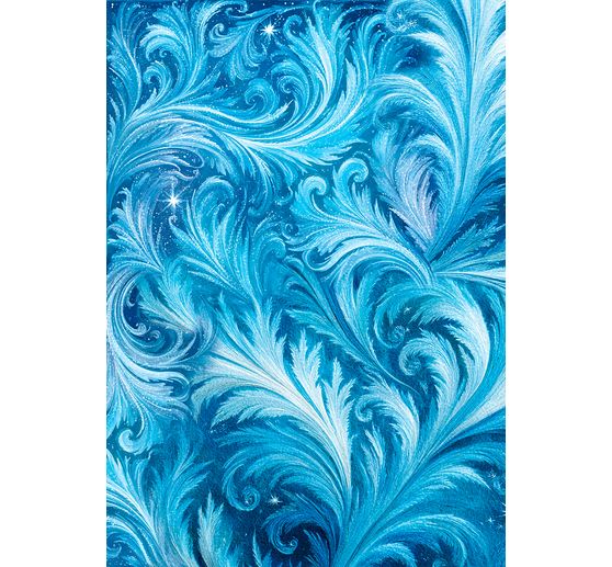 Słomkowa jedwab z motywem asortyment "Frozen Land", zestaw 8 sztuk