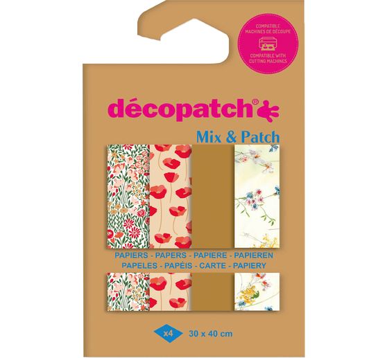Décopatch Pocket Hot-Foil Collection Mix and Patch "Kwieciste łąki"